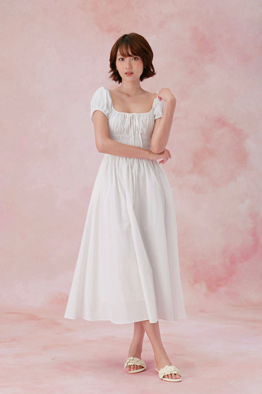Đầm Lucy Cotton Trắng