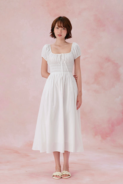 Đầm Lucy Cotton Trắng