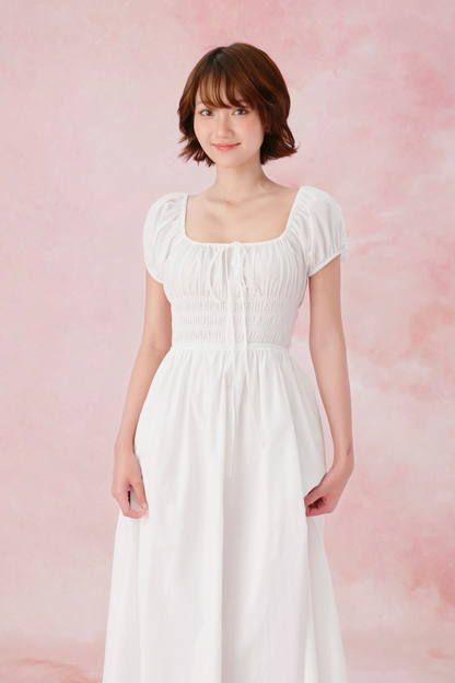 Đầm Lucy Cotton Trắng