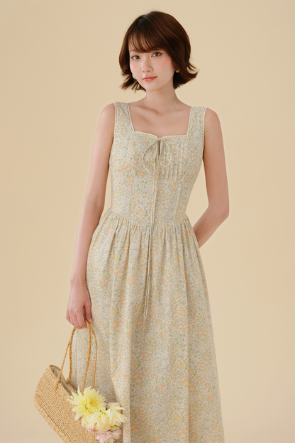 Dahlia dress in Wildflower Fields