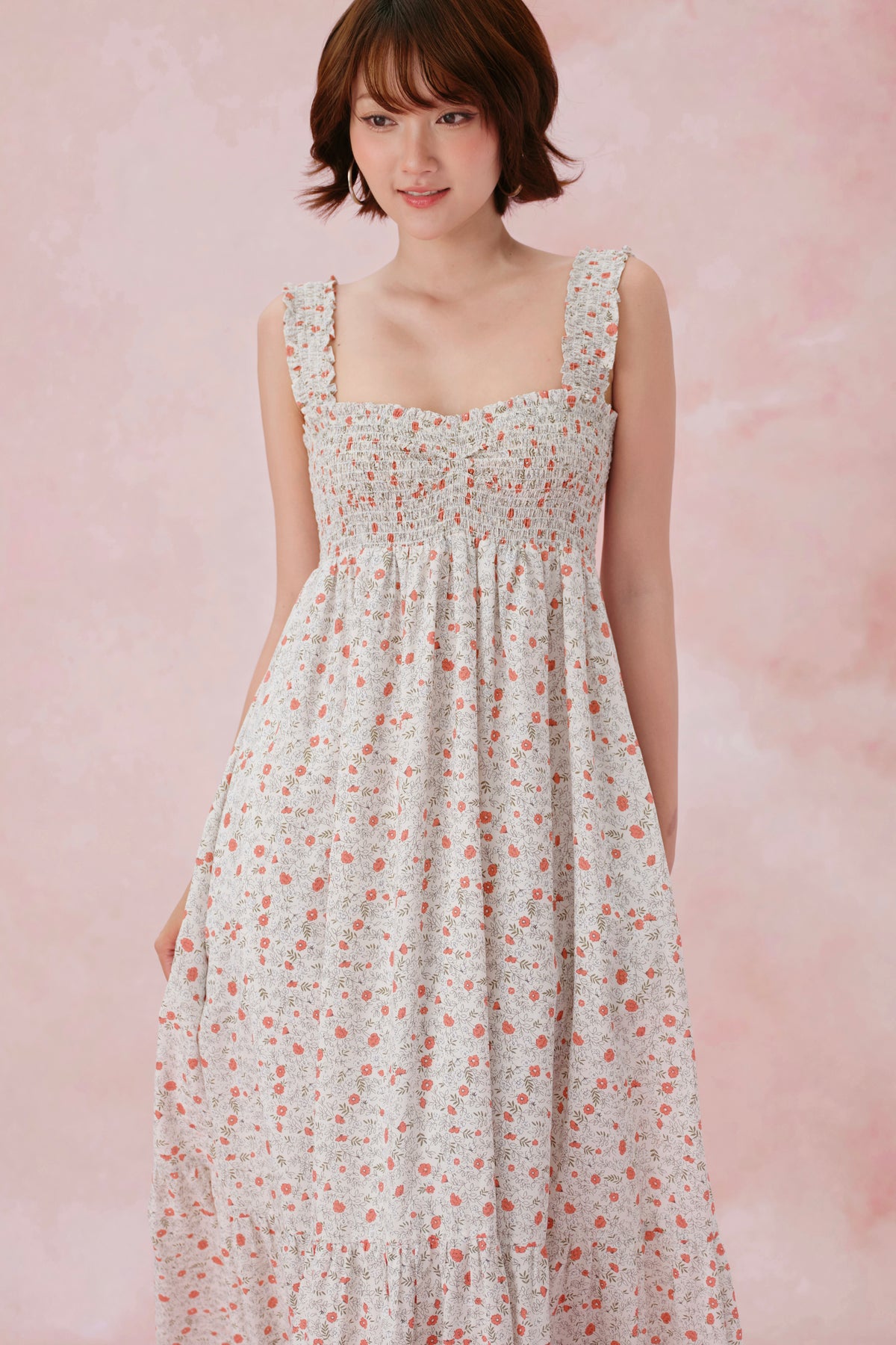 Diane dress in Poppy Field but softer