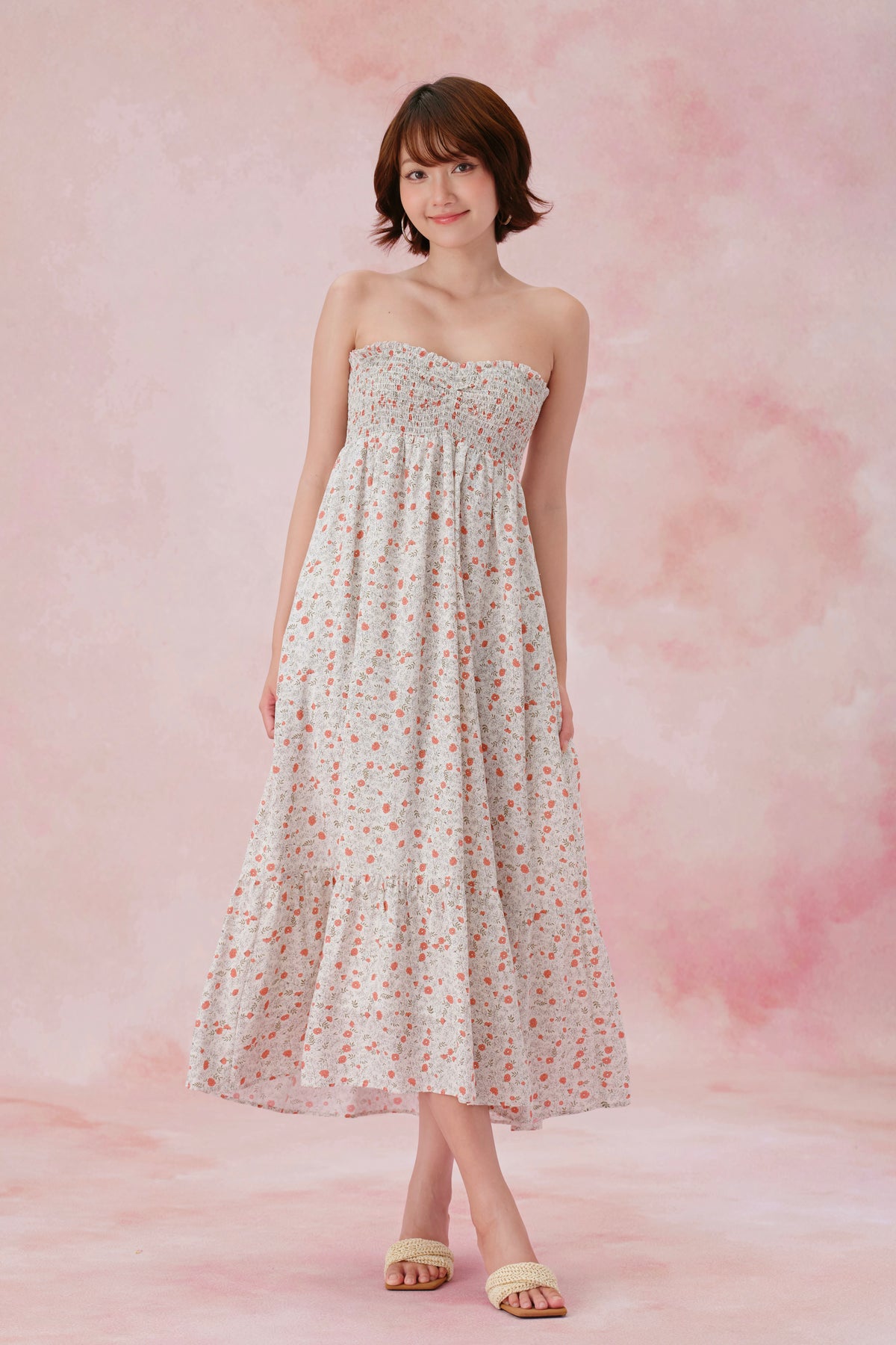 Diane dress in Poppy Field but softer