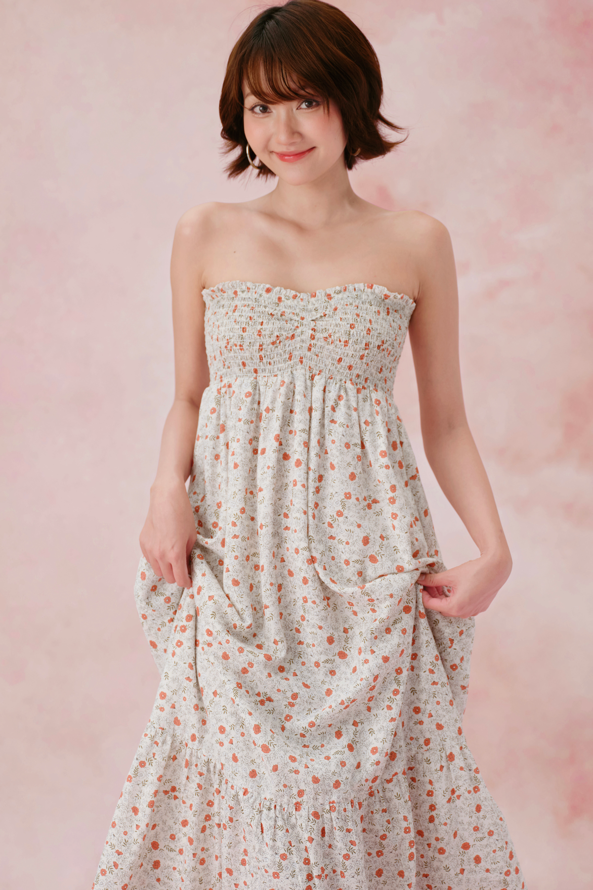 Diane dress in Poppy Field but softer