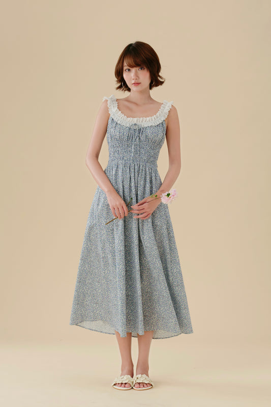 Đầm Laurie - Delft Blue