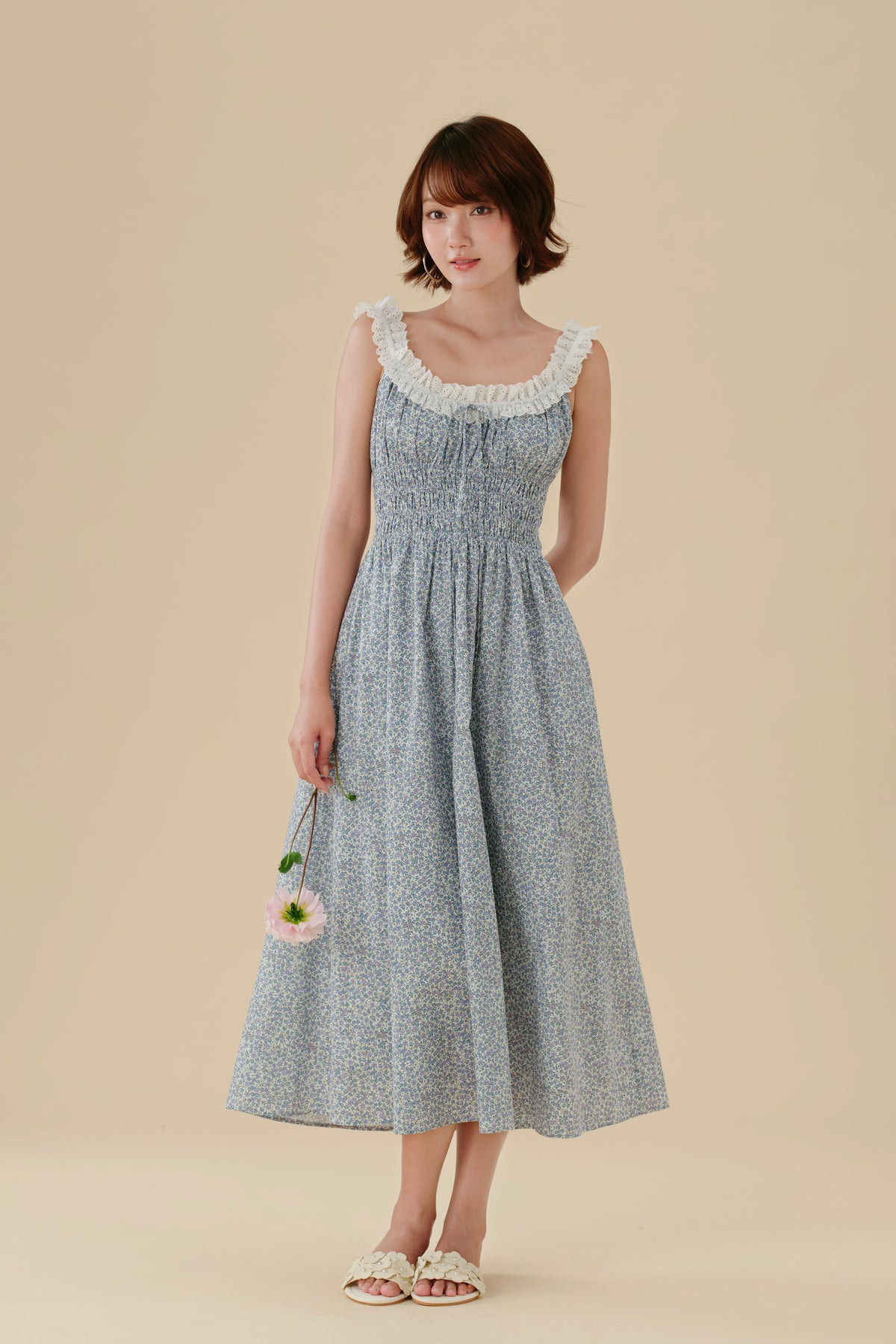 Đầm Laurie - Delft Blue