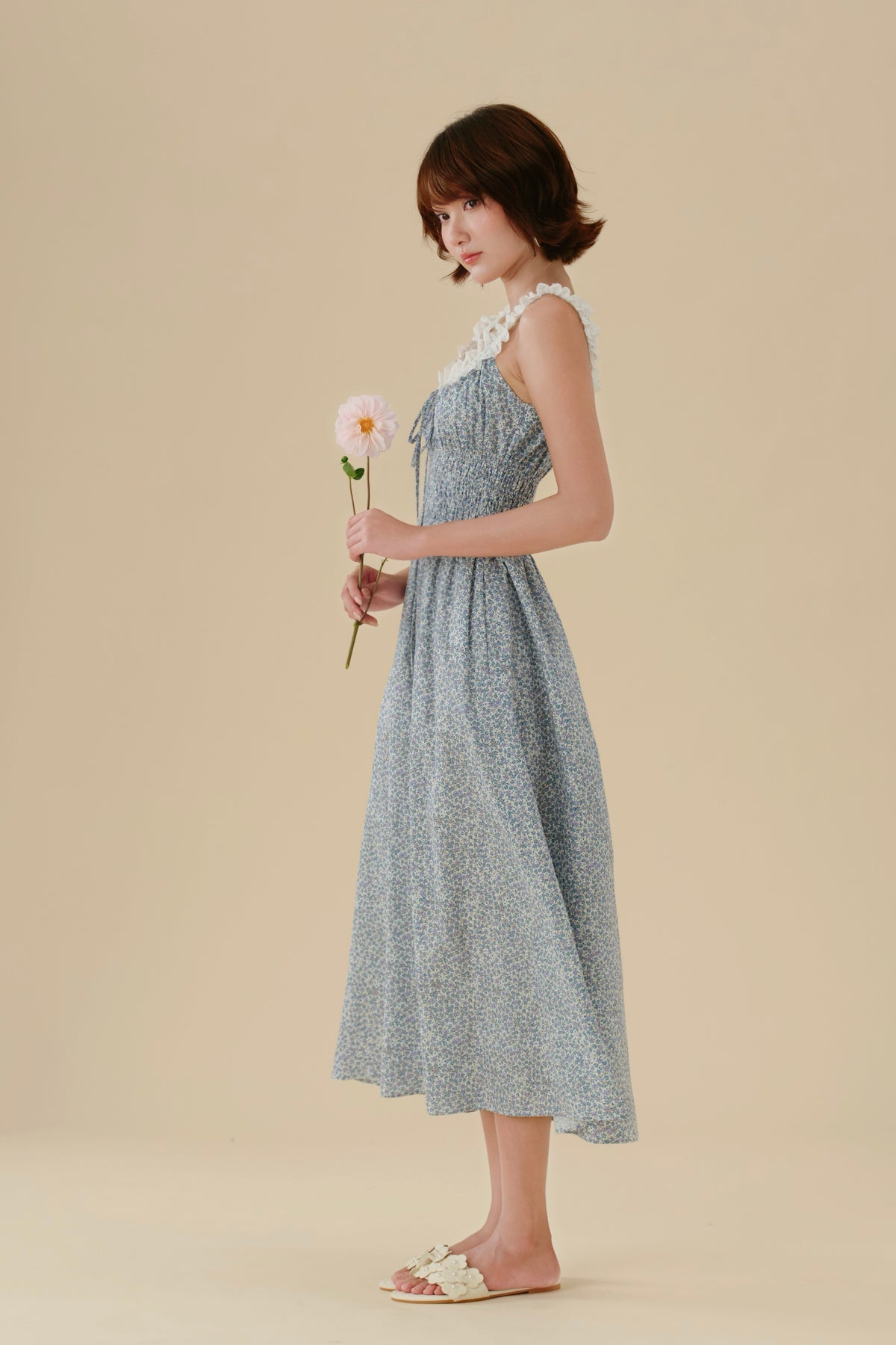 Đầm Laurie - Delft Blue