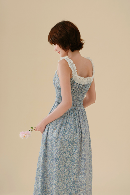Đầm Laurie - Delft Blue