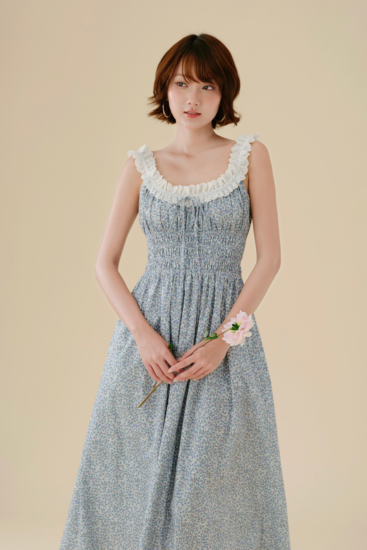 Đầm Laurie - Delft Blue