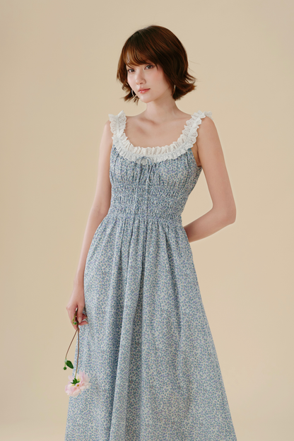 Đầm Laurie - Delft Blue