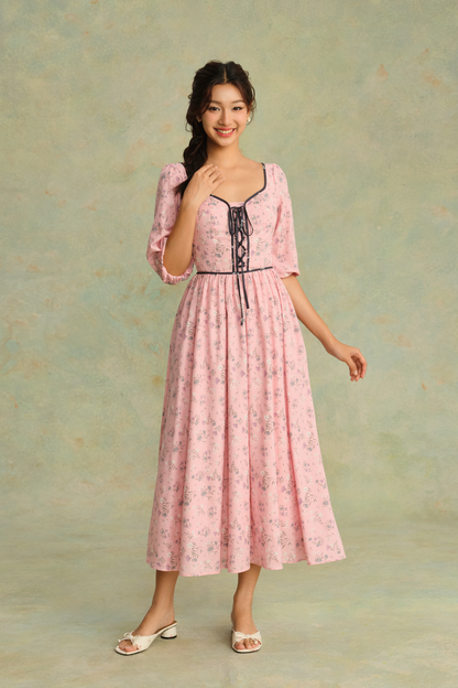 Barbara Sleeved dress