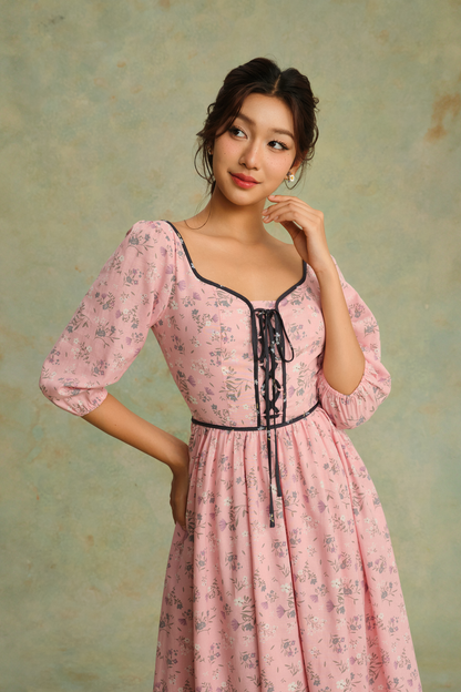 Barbara Sleeved dress