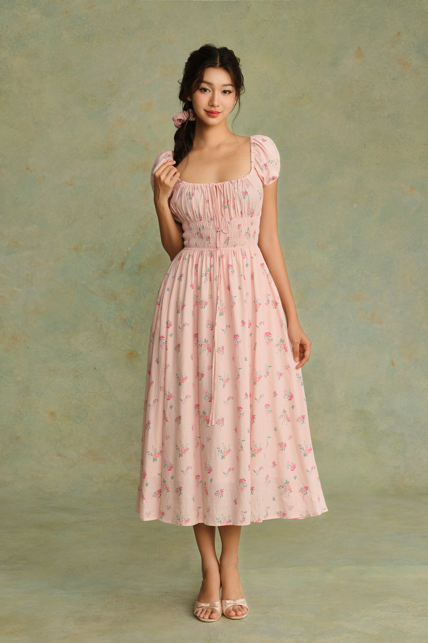 Lucy Pink loral dress
