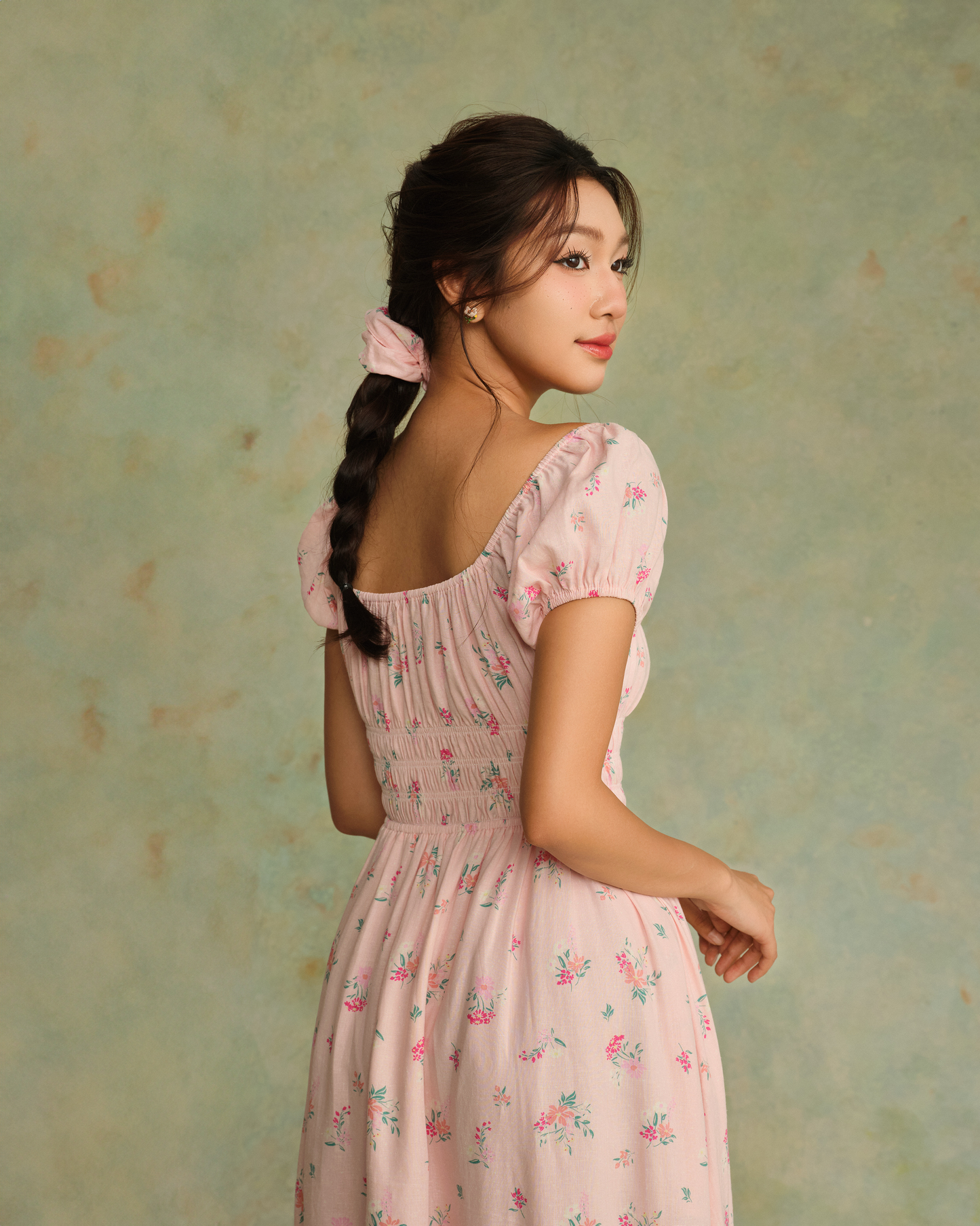 Lucy Pink loral dress
