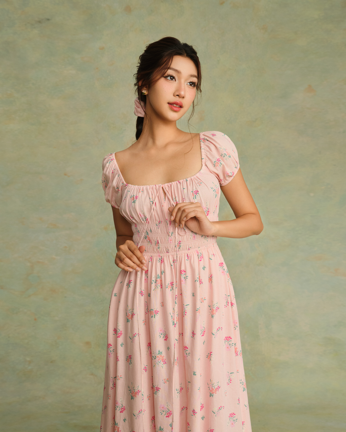 Lucy Pink loral dress