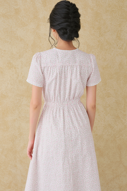 Vanilla dress in Pink Ditsy