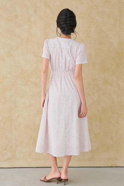 Vanilla dress in Pink Ditsy