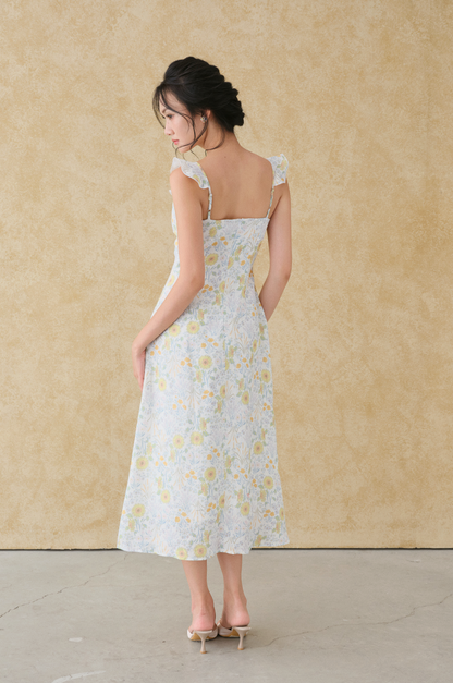 Janette Sunflower Dress