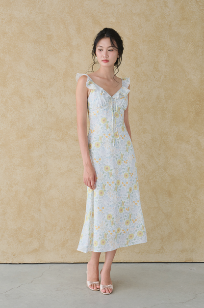 Janette Sunflower Dress
