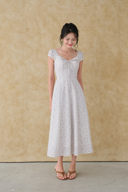 Alba dress in Floral Gingham