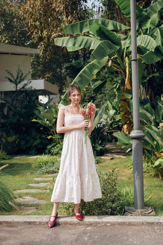 Rym Pink Floral Dress